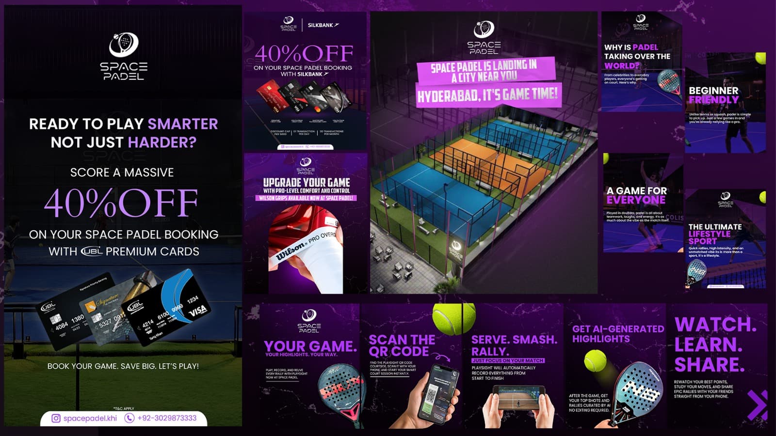Space Padel portfolio project